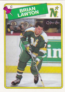 88/89 OPC...BRIAN LAWTON...CARD # 20..NORTH STARS...FREE COMBINED SHIPPING