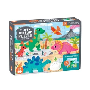 Mudpuppy Lift the Flap 12 pc Puzzle – Dinosaur Age 2+ 05551 - Bild 1 von 3