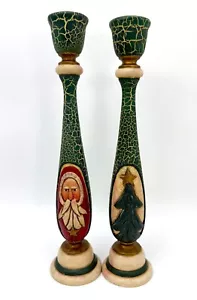 De colección '97 Lori Miller Pinos Susurrantes Candelabros de Navidad Santa Árbol de Navidad - Imagen 1 de 10
