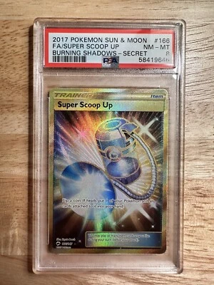 Pokémon TCG Super Scoop Up Burning Shadows 166/147 Holo Secret Rare - Image 1 of 2