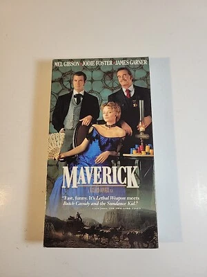 Maverick (VHS, 1994) Mel Gibson James Garner  - Image 1 of 4