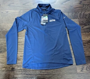 Mujer Nike Dri Fit Seattle Seahawks 1/4 Cremallera Pullover Chaqueta Manga Larga Talla M - Imagen 1 de 5