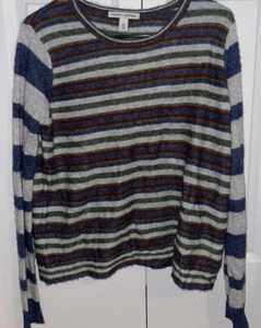 Autumn Cashmere 60% Cashmere 40% Silk Blue Gray Cozycore Fall Warm Winter Soft - Picture 1 of 10