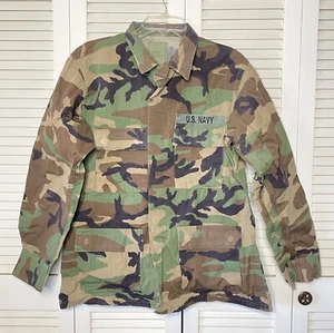 USGI US Navy Woodland Camouflage Uniform BDU Shirt, US Navy - Picture 1 of 5