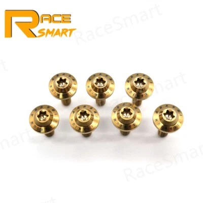 Tornillos de montaje de rotores de disco de freno delanteros 12 piezas para Honda CBR954RR 2002 2003 Foto 1 de 4