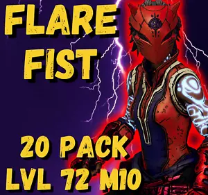 (PS4/5 PC XBOX) FLARE FIST AMARA BUILD - Level 72 M10 - 20 PACK - Picture 1 of 5