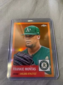 2022 Topps Chrome Platinum Anniversary FRANKIE MONTAS Orange Refractor /25 - Picture 1 of 3