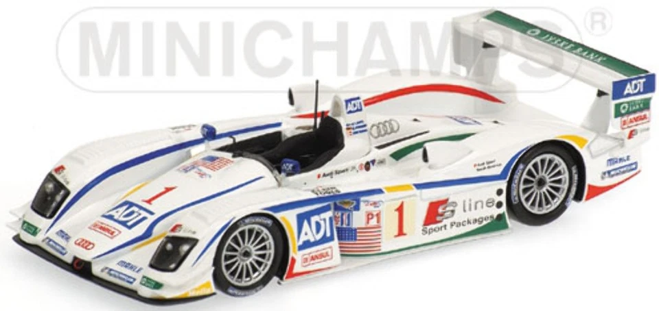 Minichamps 400051301 AUDI R8 TEAM CHAMPION LETHO WERNER KRISTENSEN WINNERS 12H S - Immagine 1 di 1