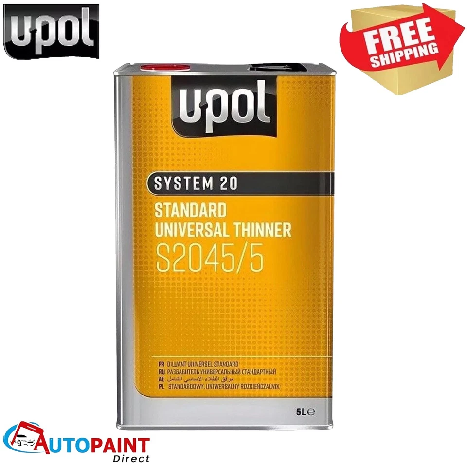 U-POL UPOL SYSTEM 20 S2045/5 STANDARD DRYING UNIVERSAL 2K THINNER 5LTR