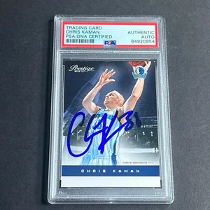 2012 Panini #85 Chris Kaman Signed Card AUTO PSA Slabbed Mavericks - Picture 1 of 2