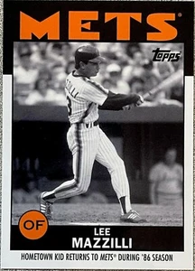 2021 Topps X Once Upon a Time in Queens edición de coleccionista #19 Lee Mazzilli - Imagen 1 de 2