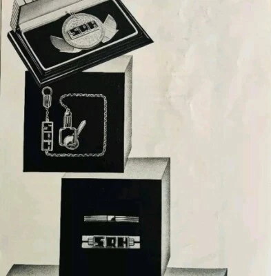 1940 Hickok Block Hombres Joyería Iniciales Anuncio Rochester NY HM2EE Foto 1 de 2