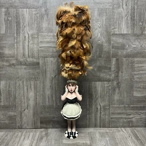 French Maid Feather Duster 19” Screw On By WMG 2006 VERY RARE and HARD TO FIND - Picture 1 of 24