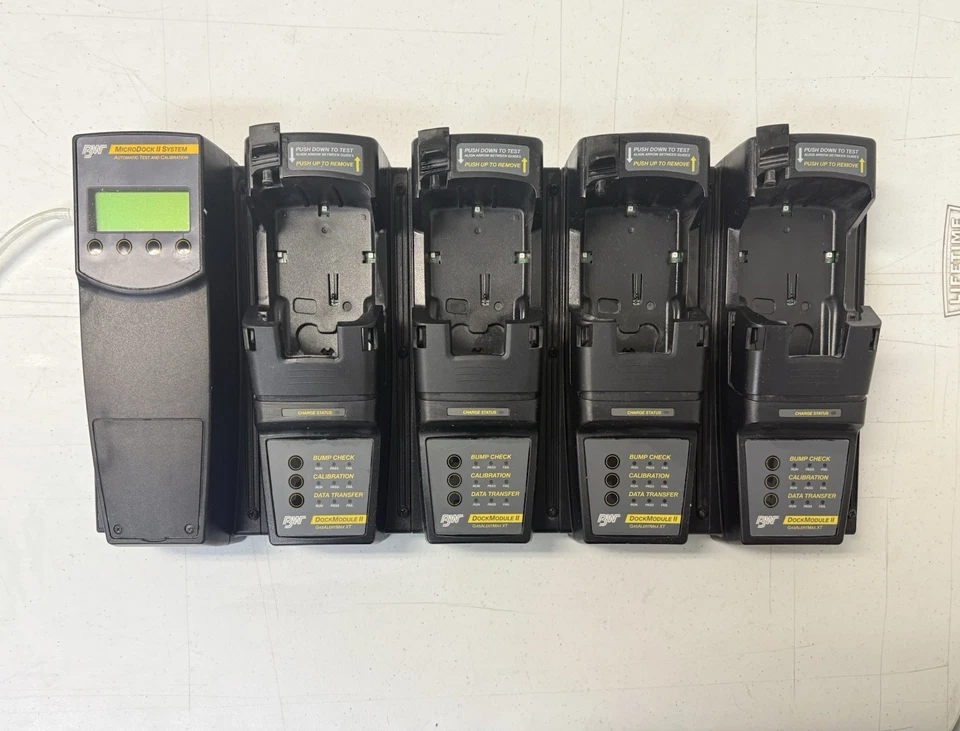 Sistema Honeywell BW MicroDock II con 4 módulos de muelle | Calibración detector de gas Foto 1 de 4