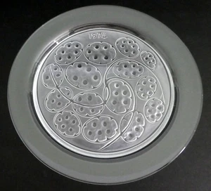 Lalique France Crystal 1974 Conch Shell Coquillage Plate - Picture 1 of 5