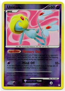 Uxie 18/123 Pokemon Card TCG D&P Mysterious Treasures Reverse Holo Rare - Picture 1 of 3