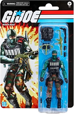 Hasbro G.I. Figura de acción Joe Classified Series Retro Beach Head 6" NUEVA 2024 Foto 1 de 4