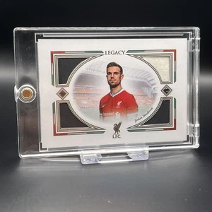 Jordan Henderson 1/15 Liverpool Futera Legacy Unique Relic Patch Match Worn LM02 - Picture 1 of 2