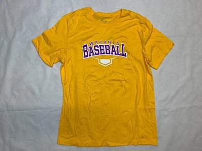 Nike Waconia Baseball Cotton Tee Shirt Men's Medium Yellow - Image 1 of 2