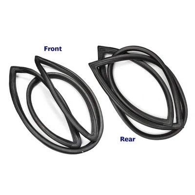 For Nissan Sunny B310 Datsun 210 Sedan Front & Rear Windshield Weatherstrip Seal - Image 1 of 4