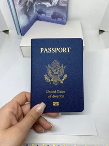 USA passport Small notebook for games, travel Journal and notes passport size - Bild 1 von 8