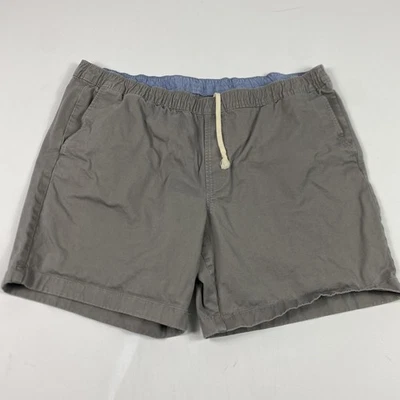 Pantalones Cortos L.L.Bean Para Hombre 2XL Gris Ajuste Estándar Elástico Cintura Cordón Foto 1 de 4