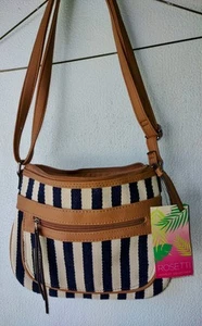 Rosetti Astrid Mini Herringbone Stripe Crossbody Bag (PU) - Picture 1 of 4