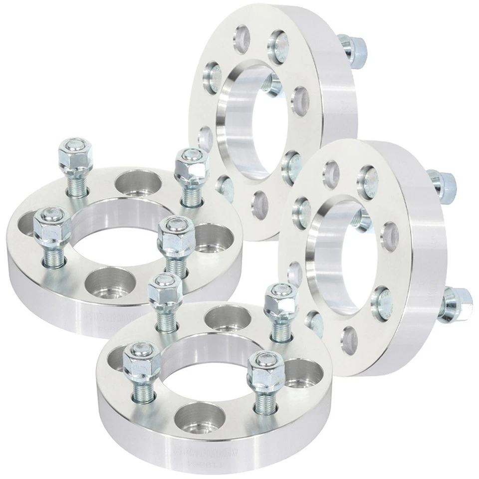 4Pcs 1" 4x100 Wheel Spacers 12x1.5 For Chevrolet Aveo 2004 2005 2006 2007-2024 - Image 1 of 4