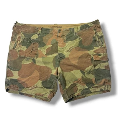 Vintage Polo Ralph Lauren Men’s Cargo Shorts 52B British Camo WW2 Distressed - Image 1 of 4