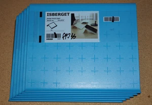6x IKEA Isberget Blue Plastic Laptop iPad Tablet Tray Stand Electronics - Picture 1 of 6