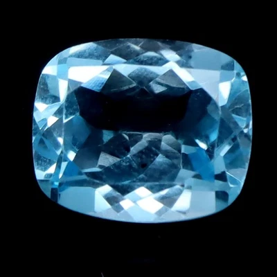 Cojín Brasil Topacio Azul Cielo 6,86 CT 10 x 12 MM. Foto 1 de 4