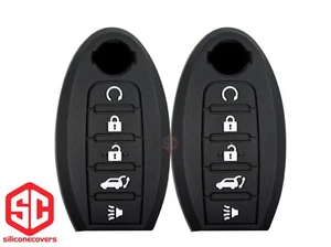2x New KeyFob Remote Fobik Silicone Cover Fit / For Select Nissan Vehicles - Picture 1 of 2