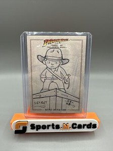 2008 Topps Indiana Jones Kingdom of The Crystal Skull Artist Sketch Card 1/1