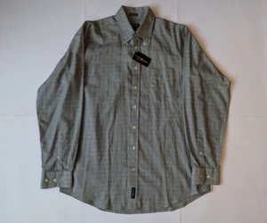 Camisa Gant USA Sarga Índigo Calce Regular Manga Larga Para Hombre Talla USA Grande Nueva - Imagen 1 de 17