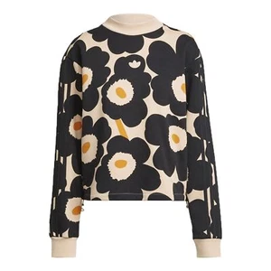adidas X Marimekko Neck Sweatshirt Crop Designer Sweater Mohn Blumen H20190 - Bild 1 von 6