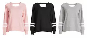 No Boundaries gemütliches Damen-Pullover-Top für Junioren mit offenem Rücken NEU - Bild 1 von 18