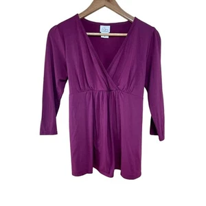 Oh Baby! By Motherhood Umstands Langarmshirt Burgunderrot Größe M Medium - Bild 1 von 11