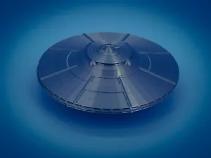 UFO Flying Saucer Alien Space Ship - Z Scale - 1:220 - Made in the USA! Area 51? - Picture 1 of 8