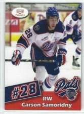 2012-13 Regina Pats (WHL) Carson Samoridny