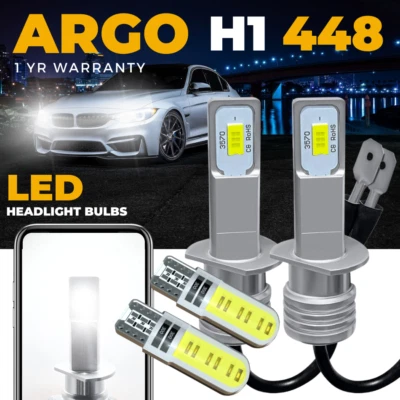 H1 Led Cornering Bulb Xenon White Front Fog Light 501 Side Light Headlight Bulbs - Image 1 of 4