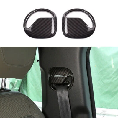 Cubierta de ajuste de cinturón de seguridad de carbono ABS para Land Rover Defender 2022-2024 Foto 1 de 4