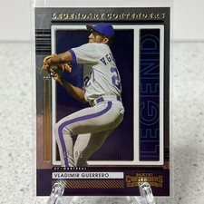 2021 Panini Contenders Legendary Contenders Gold Vladimir Guerrero /99 HOF