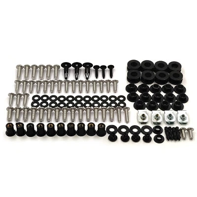 Complete Fairing Bolt Kit Body Screws For Kawasaki Ninja 250 EX250R 2008-2012 - Image 1 of 4