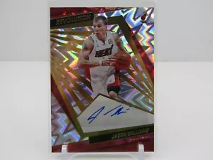 JASON WILLIAMS 2021-22 REVOLUTION FRACTAL AUTOGRAPH AUTO! #004/100! HEAT! - Picture 1 of 2