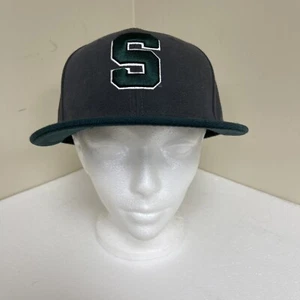 New Era Fitted Michigan State Spartans Wide Brim Hat Size 7 1/8 - Picture 1 of 5