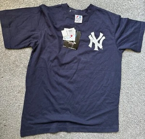 NWT NEW YORK YANKEES JOBA CHAMBERLAIN BLUE SHIRT #62 MLB BOYS YOUTH 14 16 LARGE - Picture 1 of 6