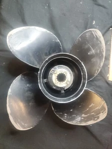 Mercury USED OEM Spitfire 4 Blade Prop Propeller 13.8 X 13P Pitch 48-8M8026570 - Picture 1 of 18