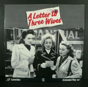 A Letter to Three Wives - Jeanne Crain, Linda Darnell 1949 - LaserDisc - Imagen 1 de 3