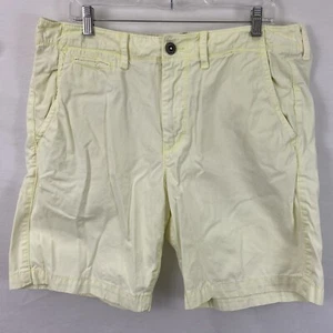 American Eagle Shorts Herren 36 Vorbereitungslänge hellgelb Baumwolle - Bild 1 von 9