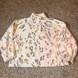 Adidas Pullover Sweatshirt Animal Print Athleisure Top Kids Size 14 - Picture 1 of 6